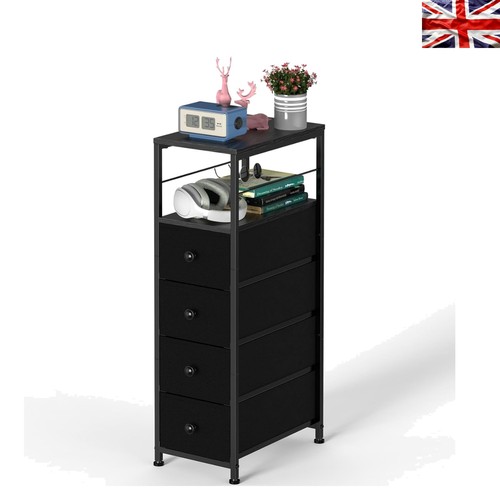 Versatile black drawer - black, 4-drawer